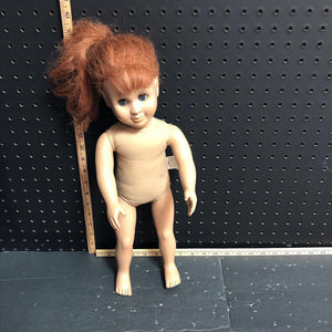 18" naked doll