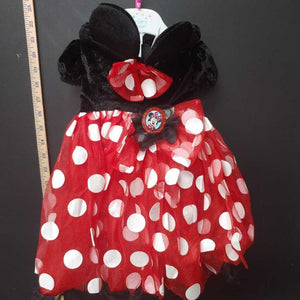 Girls Minnie mouse dress w/ears