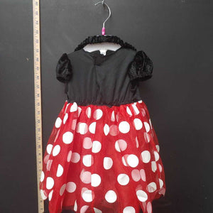 Girls Minnie mouse dress w/ears