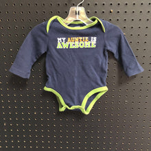 Load image into Gallery viewer, &quot;My auntie is awesome&quot; onesie
