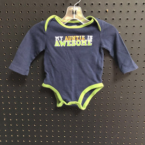 "My auntie is awesome" onesie