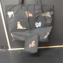 Load image into Gallery viewer, Dog print handbag w/wallet
