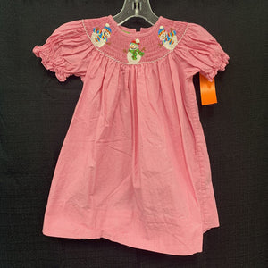Mini-check christmas dress