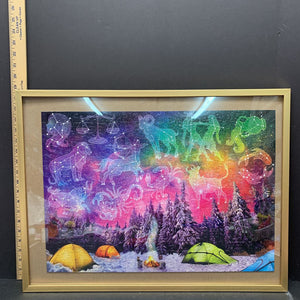 Constellations framed puzzle