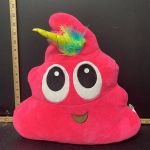 Pink poop emoji clearance pillow