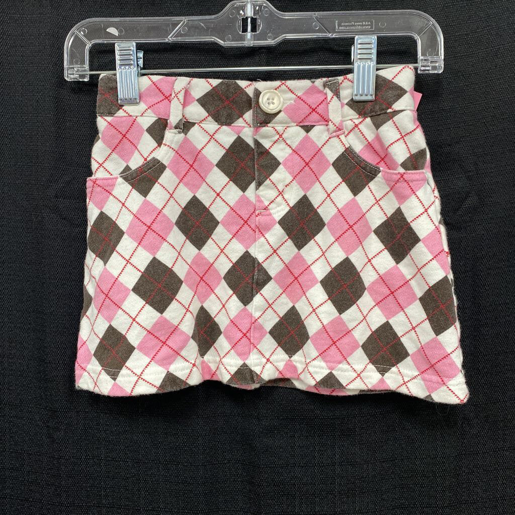 Diamond pattern skirt
