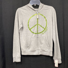 Load image into Gallery viewer, &quot;Be happy&quot; peace sign sweatshirt
