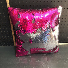 Load image into Gallery viewer, Reverse sequin pillow
