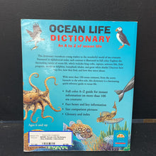 Load image into Gallery viewer, Ocean Life Dictionary (Sea Animals) -educational
