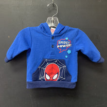 Load image into Gallery viewer, &quot;Spidey power&quot; hooded sweatshirt
