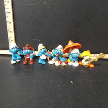 Load image into Gallery viewer, 6pk smurfs Vintage collectables
