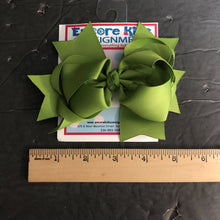 Load image into Gallery viewer, Solid bowknot ribbon hairbow clip
