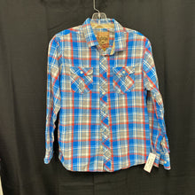 Load image into Gallery viewer, Plaid button downs shirt
