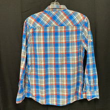 Load image into Gallery viewer, Plaid button downs shirt
