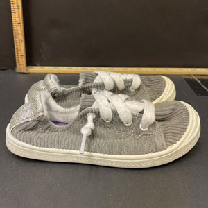 Girls sneakers w/sparkly heels