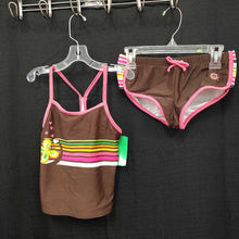 Load image into Gallery viewer, 2pc striped butterfly swimwear
