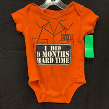 Load image into Gallery viewer, &quot;I did 9 months hard time&quot; onesie

