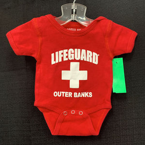 "Lifeguard Outer Banks" onesie