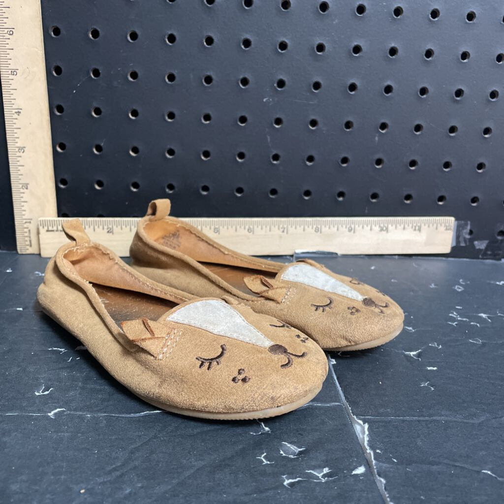 Girls fox flats