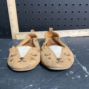 Girls fox flats