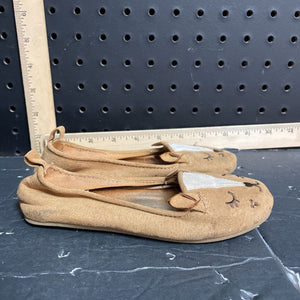 Girls fox flats