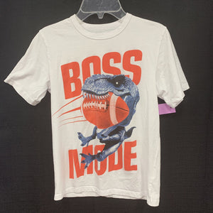 "Boss mode" Dino football tshirt