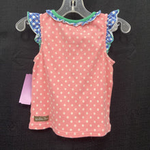 Load image into Gallery viewer, Polka dot ruffle top
