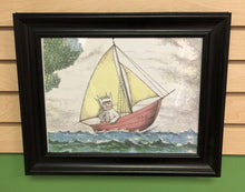 Load image into Gallery viewer, &quot; Max sailing&quot; framed art print
