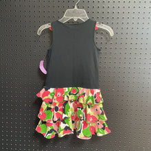 Load image into Gallery viewer, Dress w/ruffled floral skirt
