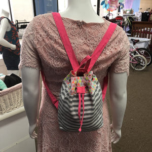 Mini drawstring backpack