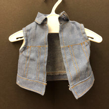 Load image into Gallery viewer, Denim vest for 18&quot; doll
