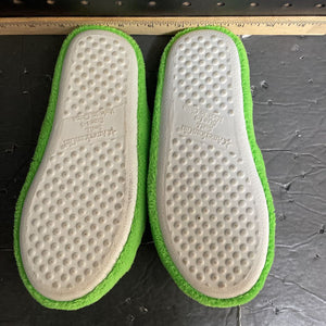 Girls plush flip flop slippers