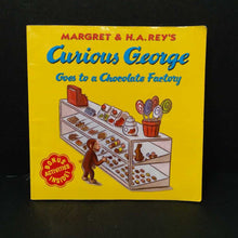Load image into Gallery viewer, Curious George goes to a chocolate factory (character)-paperback
