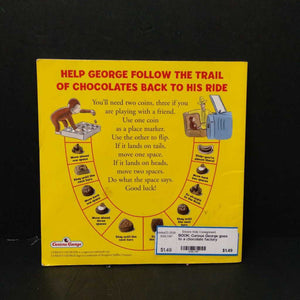 Curious George goes to a chocolate factory (character)-paperback