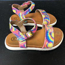 Load image into Gallery viewer, Girls Tie Dye Sandals
