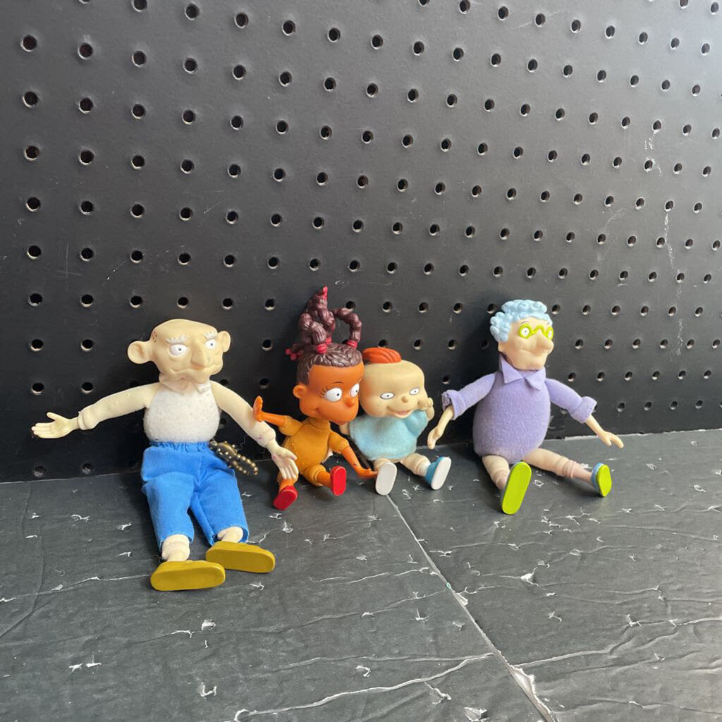 4pk Rugrats Figurines