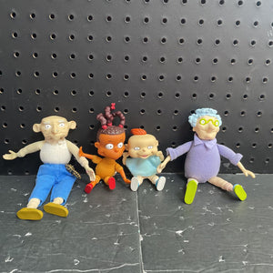 4pk Rugrats Figurines
