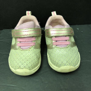Girls Sparkly Flower Sneakers