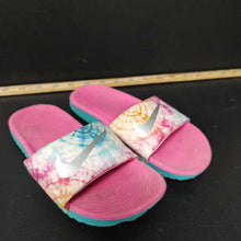 Load image into Gallery viewer, Girls Tie dye slip on sandals
