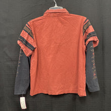 Load image into Gallery viewer, Striped Polo Shirt (Skull Boards)
