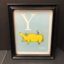 Load image into Gallery viewer, &quot;Y is for Yawn&quot; Framed Art Print
