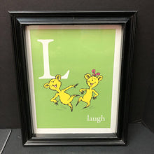 Load image into Gallery viewer, &quot;L is for Laugh&quot; framed art print
