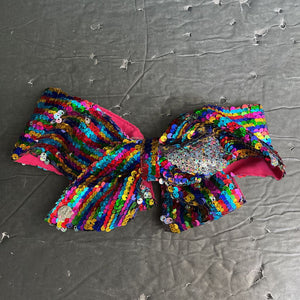 Reverse Sequin Hairbow Clip