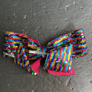 Reverse Sequin Hairbow Clip