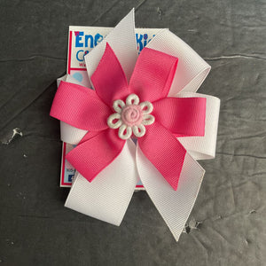 Flower Hairbow Clip