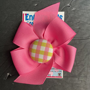 Plaid Hairbow Clip