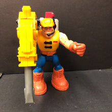 Load image into Gallery viewer, Jack Hammer Construction Worker w/Jack Hammer Backpack
