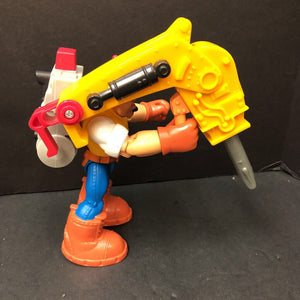 Jack Hammer Construction Worker w/Jack Hammer Backpack