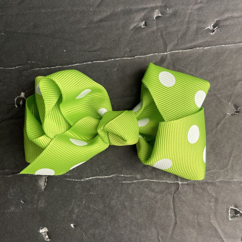 Polka Dot Hairbow Clip