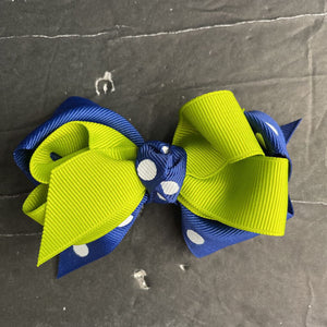 Polka Dot Hairbow Clip